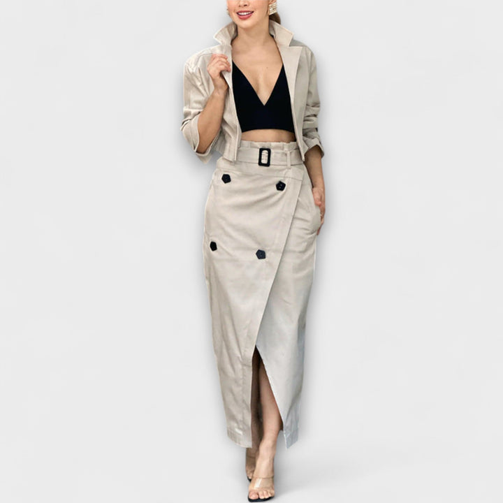 Lyra - Eleganta midi svārki ar kabatām