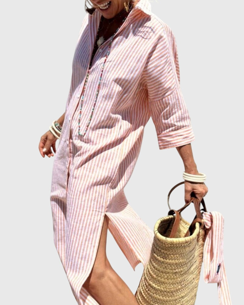 Ellen™ | Klasiskā svītrainā kleita