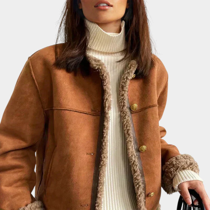 Līga - Pogājama aitas ādas jaka