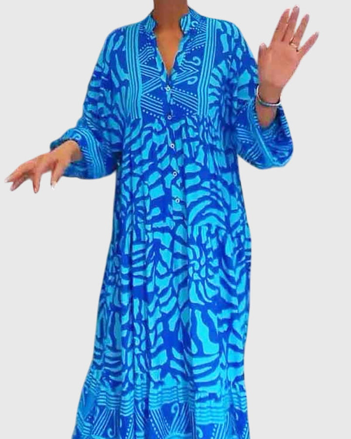 Mckinley™ | Maxi Kleita ar Elegantu Druku