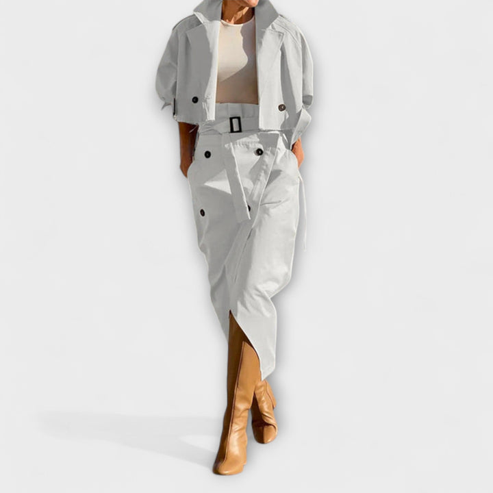 Lyra - Eleganta midi svārki ar kabatām