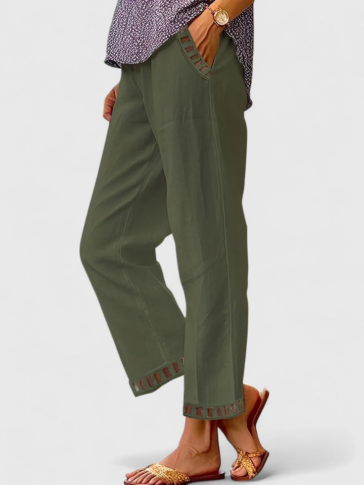 Skyla™ | Izsmalcinātas Bikses