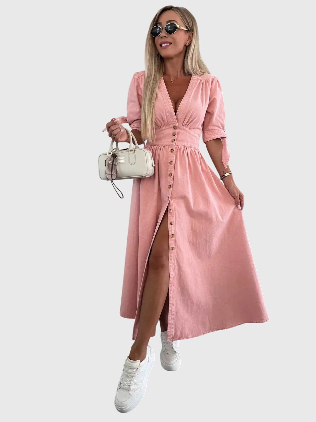 Sophia™ | Eleganta Džinsa Kleita