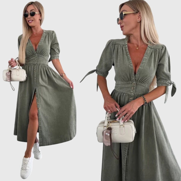 Sophia™ | Eleganta Džinsa Kleita