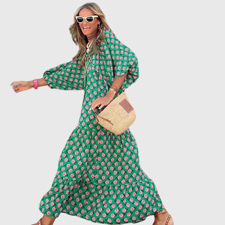 Sarah™ - Boho Maxi Kleita