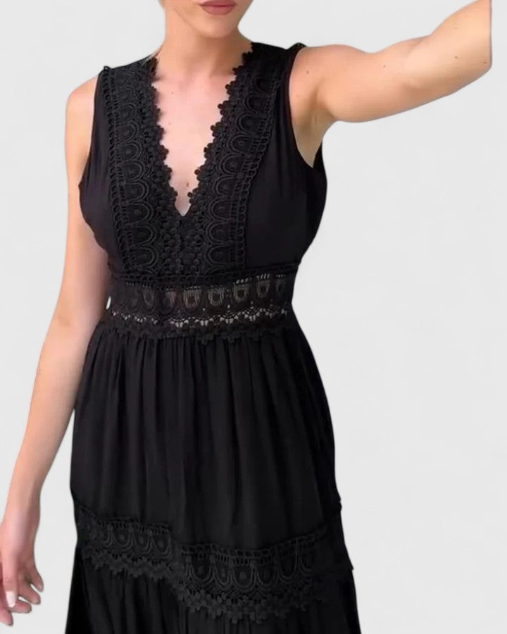 Alena | Eleganta Midi Kleita