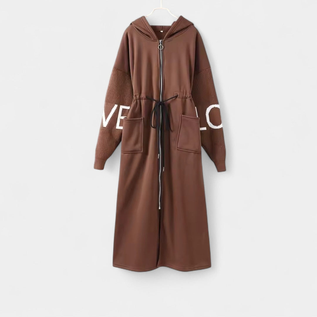 Jana – Mētelis kardigāns ar kapuci