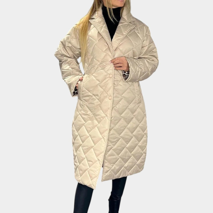 Marika – Divpusīgs silts mētelis ar drosmīgu leopardrakstu