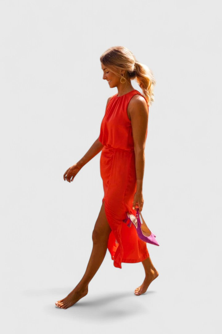 Theonae™ | Komfortabla Midi Kleita